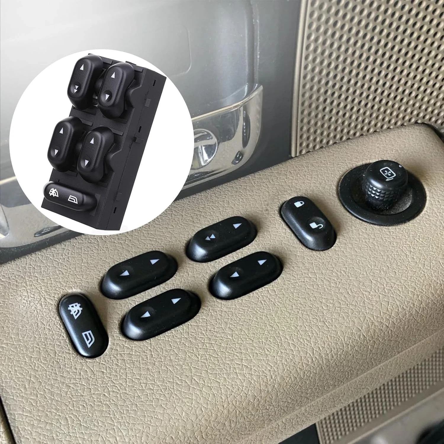 Driver Side Master Power Window Switch for Ford F150 2004-2008, Ford Expedition