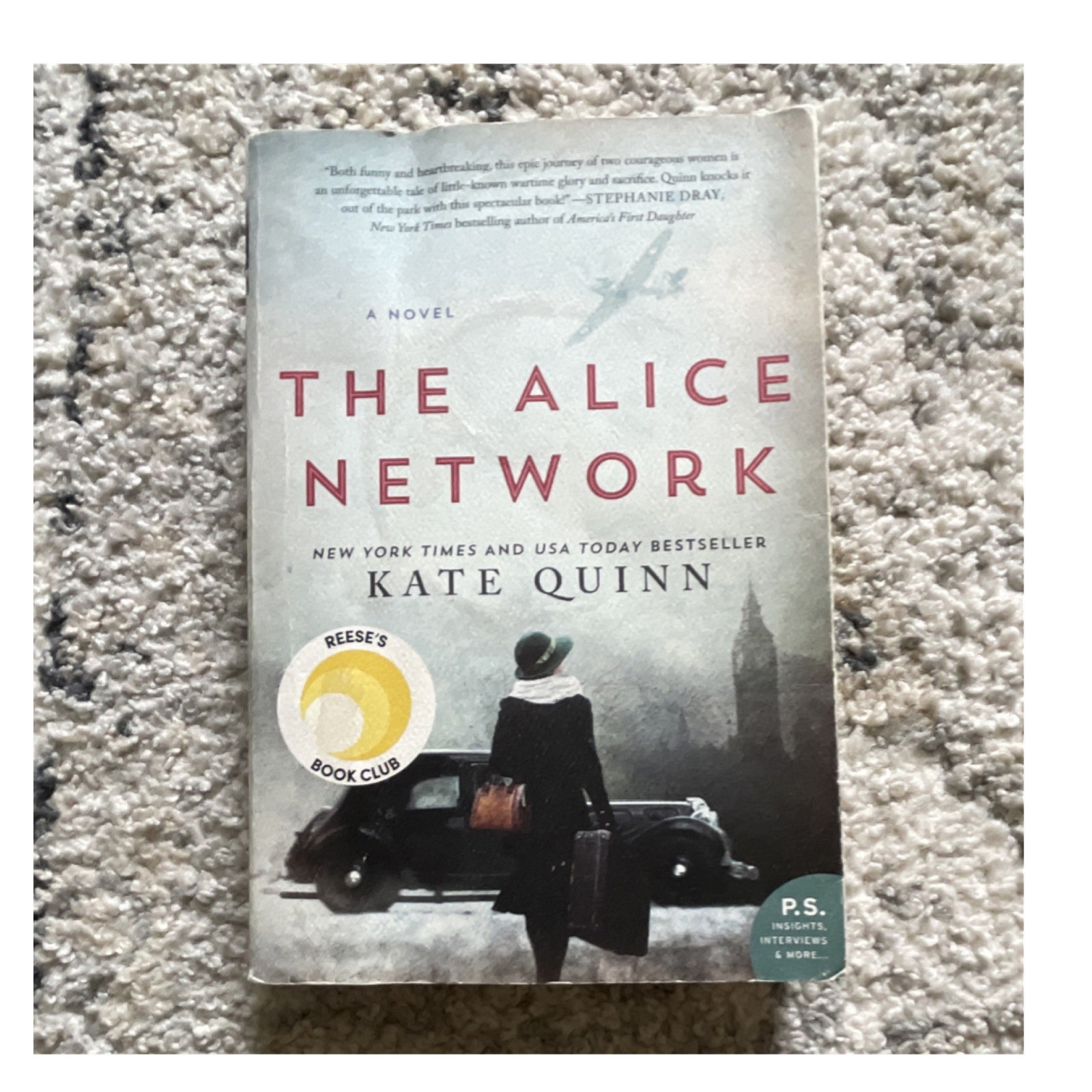 Kate Quinn Alice Network Trade Paperback HarperCollins 2017 War Historical
