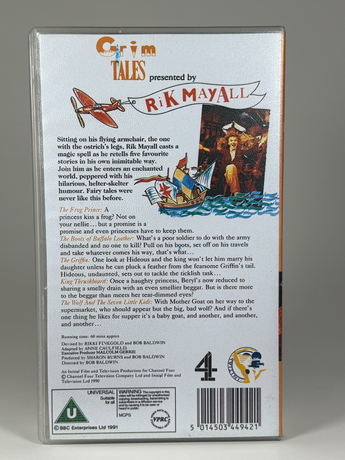 Grim Tales: The Frog Prince – Presented by RIK MAYALL (1991, VHS, BBC) – RARE!