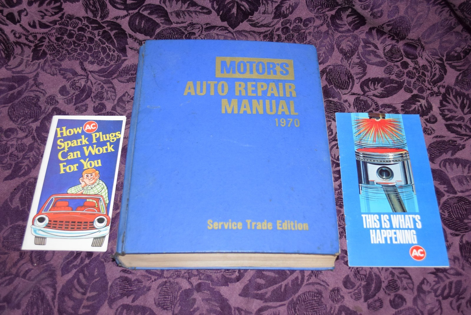 1970 Motor’s Auto Repair Manual 33rd Service Trade Edition Hardcover Car Book