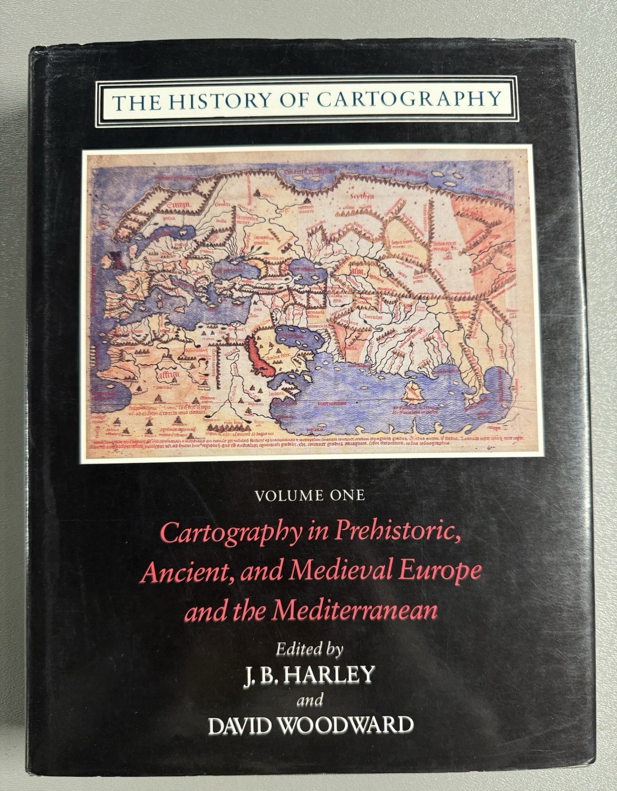 THE HISTORY OF CARTOGRAPHY VOL 1: Europe/Mediterranean by Harley (1987, HCDJ) VG