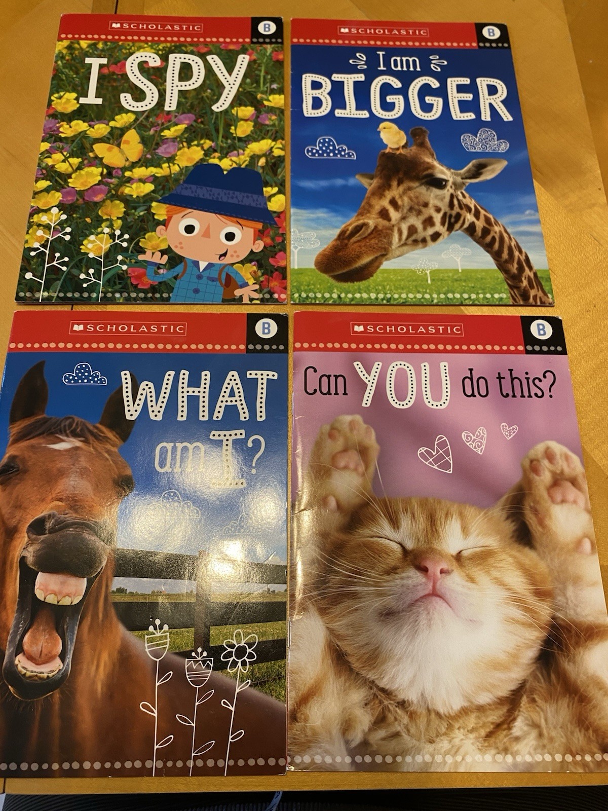 Set Of 8 (4 Level A, 4 Level B) Scholastic Make Believe Ideas Kids Books