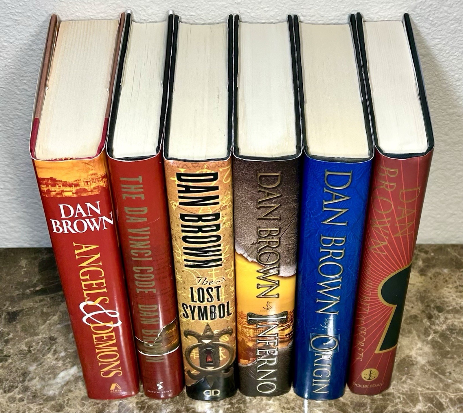 Dan Brown ROBERT LANGDON Complete Series Set (#1-6) Lot of 6 ALL HARDCOVER HC