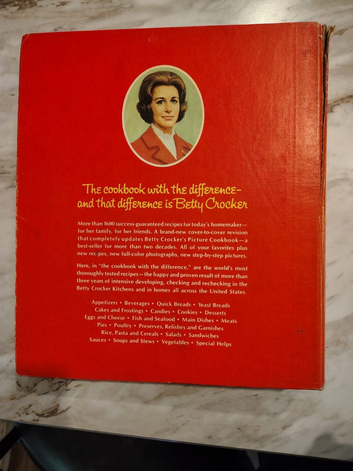 Betty Crocker’s Cookbook Ringbound Illustrated Cookbook 1973 18th Printing