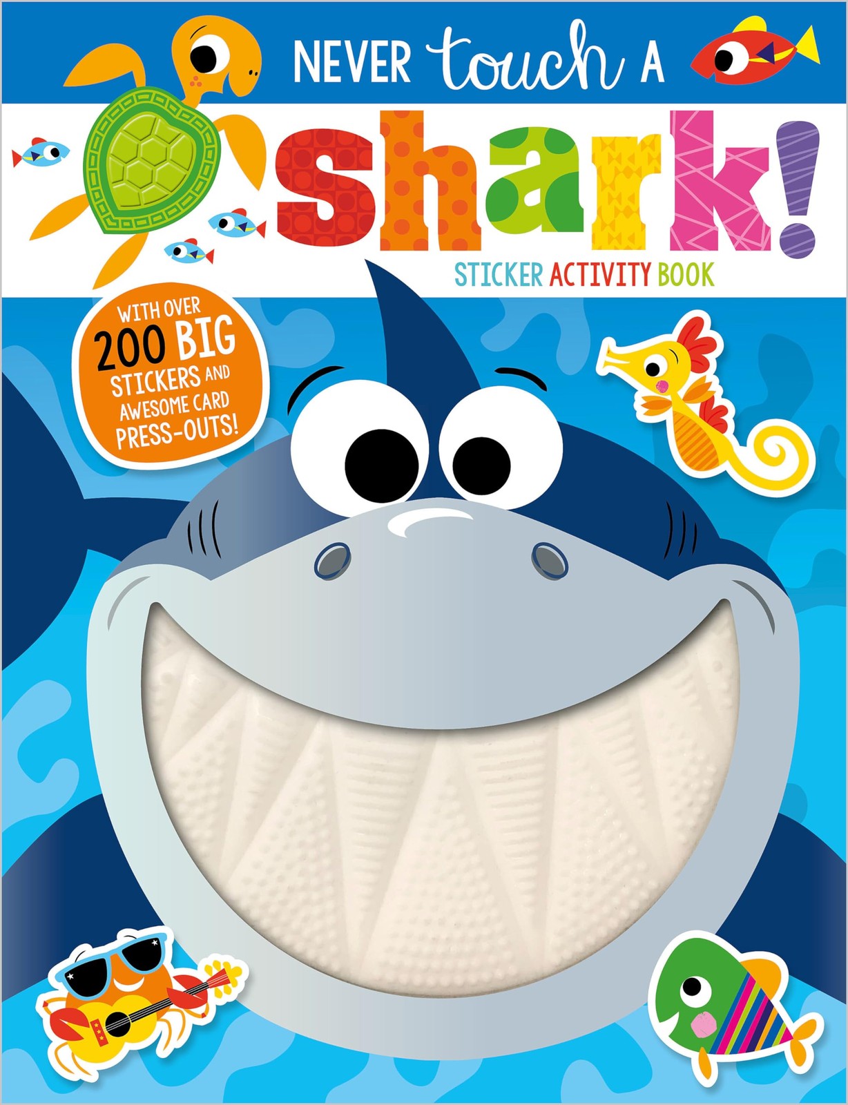 Never Touch a Shark! Sticker Activity Book – paperback Lynch, Stuart|Boxshal…