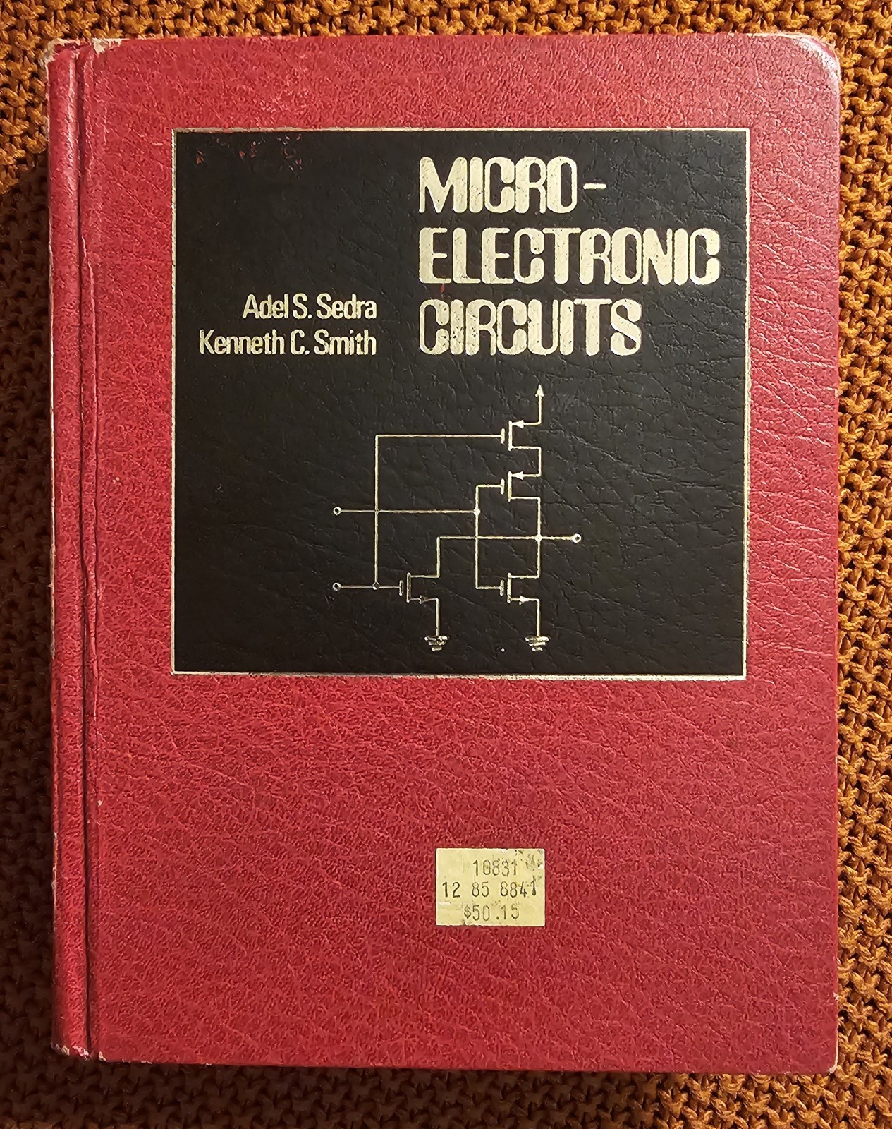1st Ed. Microelectronic Circuits Hardcover 1982 Adel S. Sedra Kenneth C. Smith
