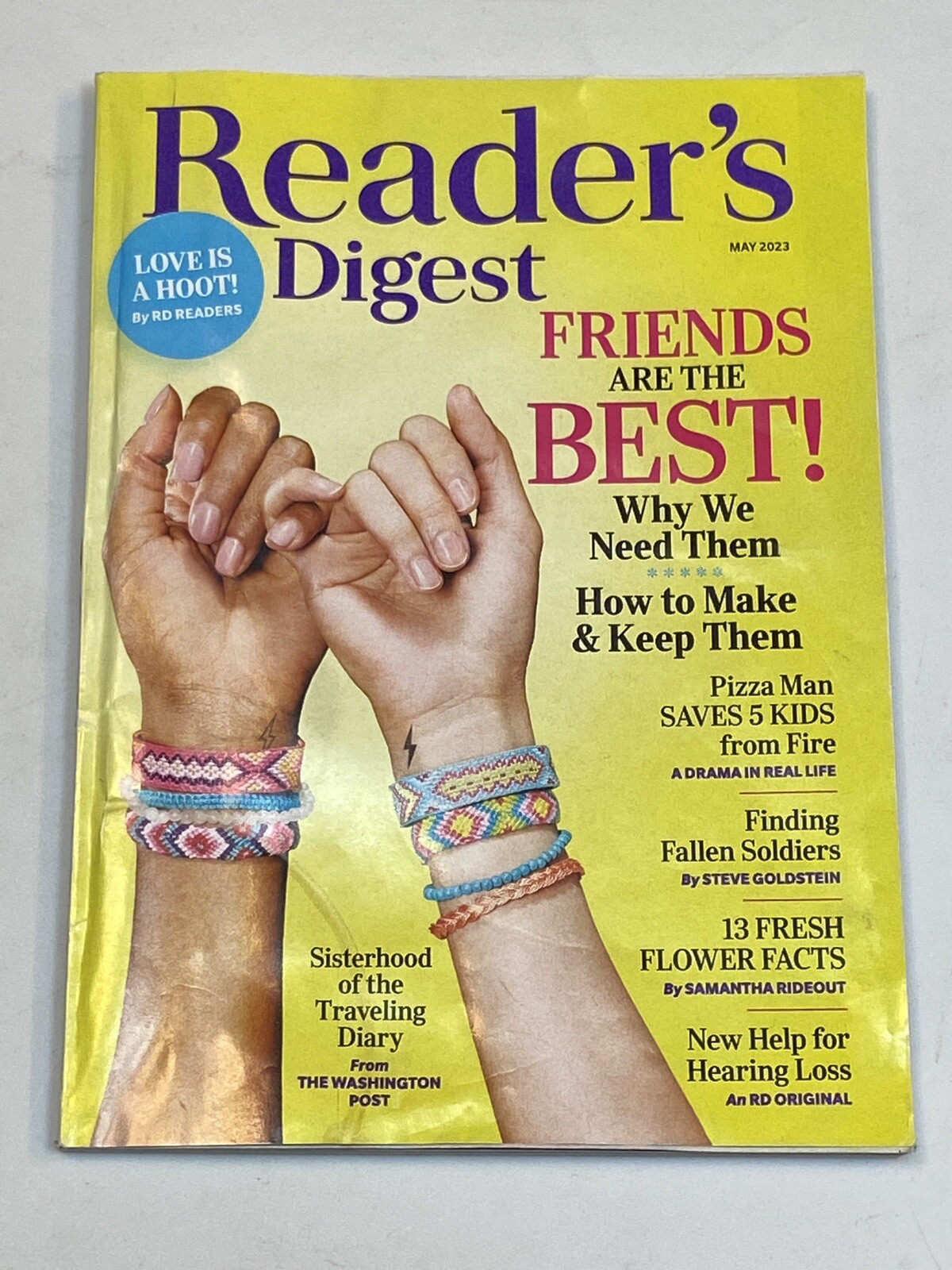 Reader’s Digest Magazine May 5 2023 Best Friends Why We need Them Fallen Soldier
