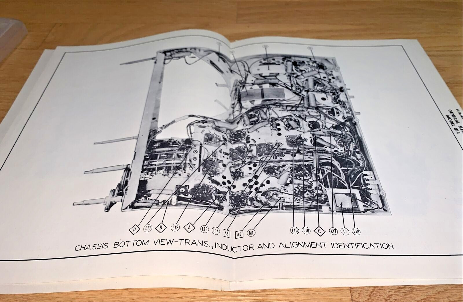 1949 PhOTOFACT Folder – GENERAL ELECTRIC MODEL 814 Television