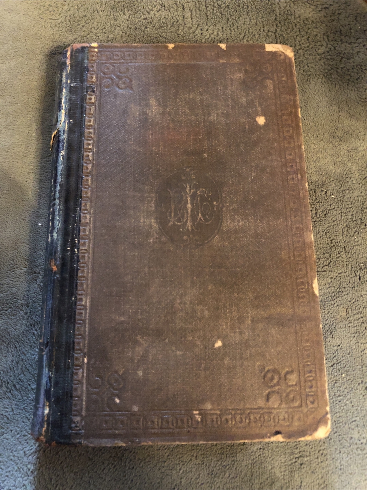 1875 Elementary Anatomy by Hitchcock black Hardback illust. 435 Pages w/index