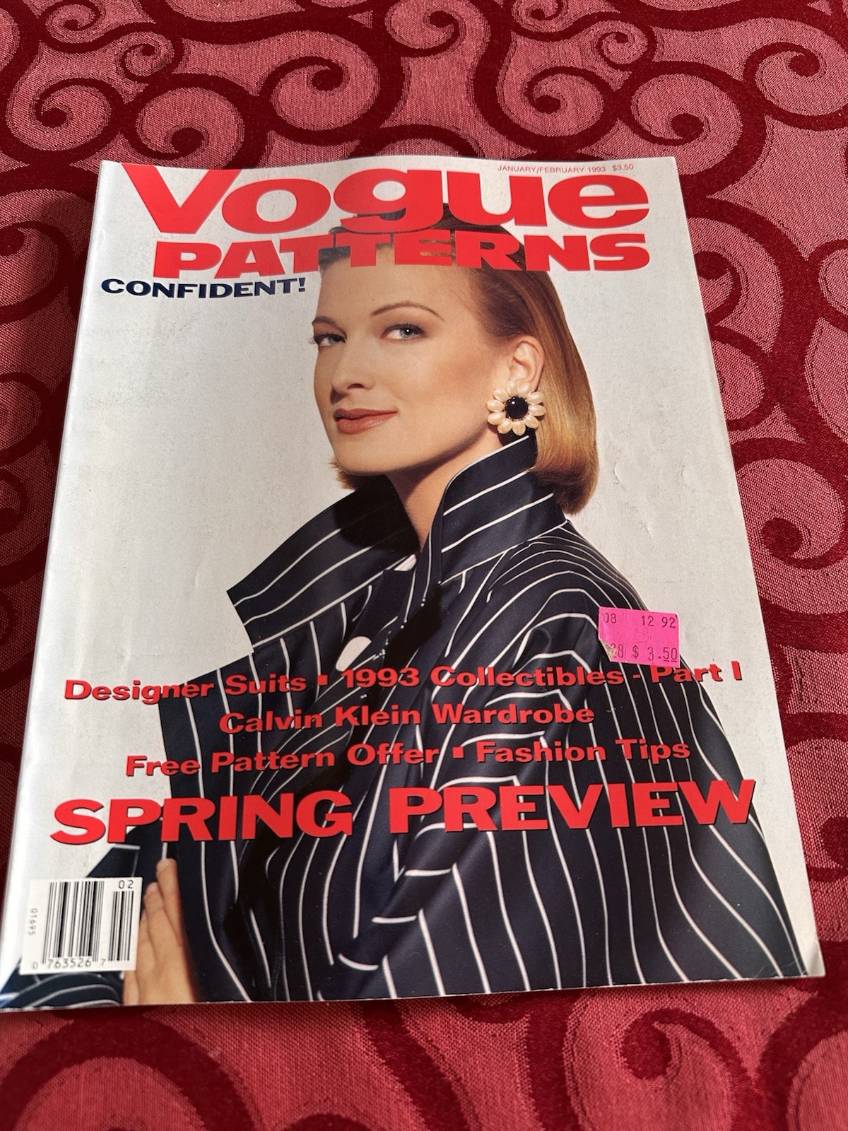 Vintage Vogue Fashion Pattern Book Magazine 1993 Women’s Wear Calvin Klein