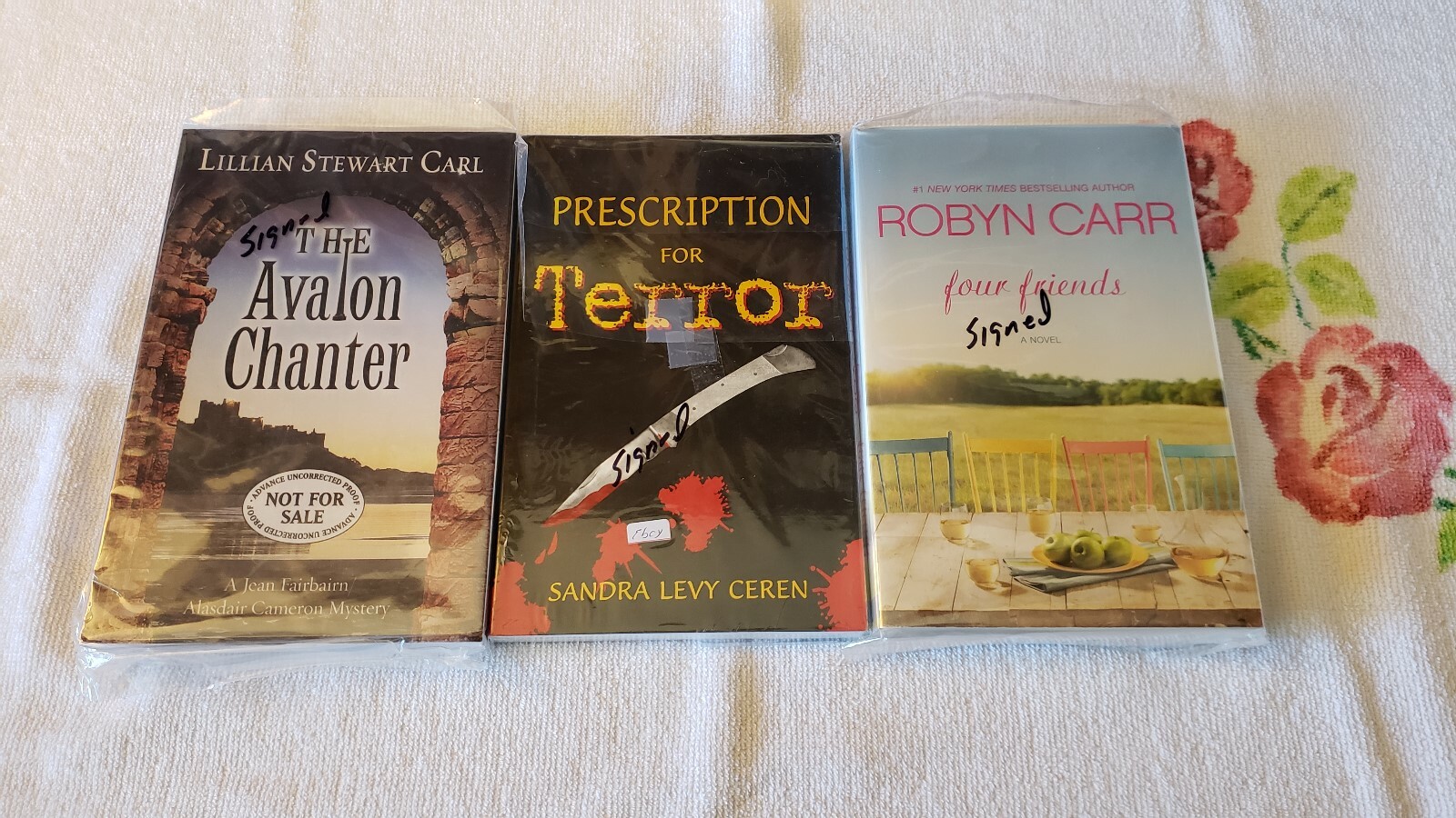 THREE (3) BOOKS by VARIOUS AUTHORS *SIGNED* +TPB/ARC+