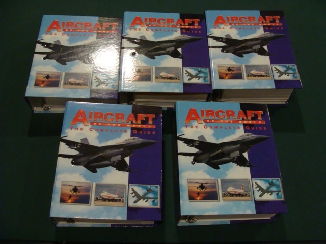 Aircraft Of The World-The Complete Guide Book-Groups 1-16 5 Vols Over 880 Pages
