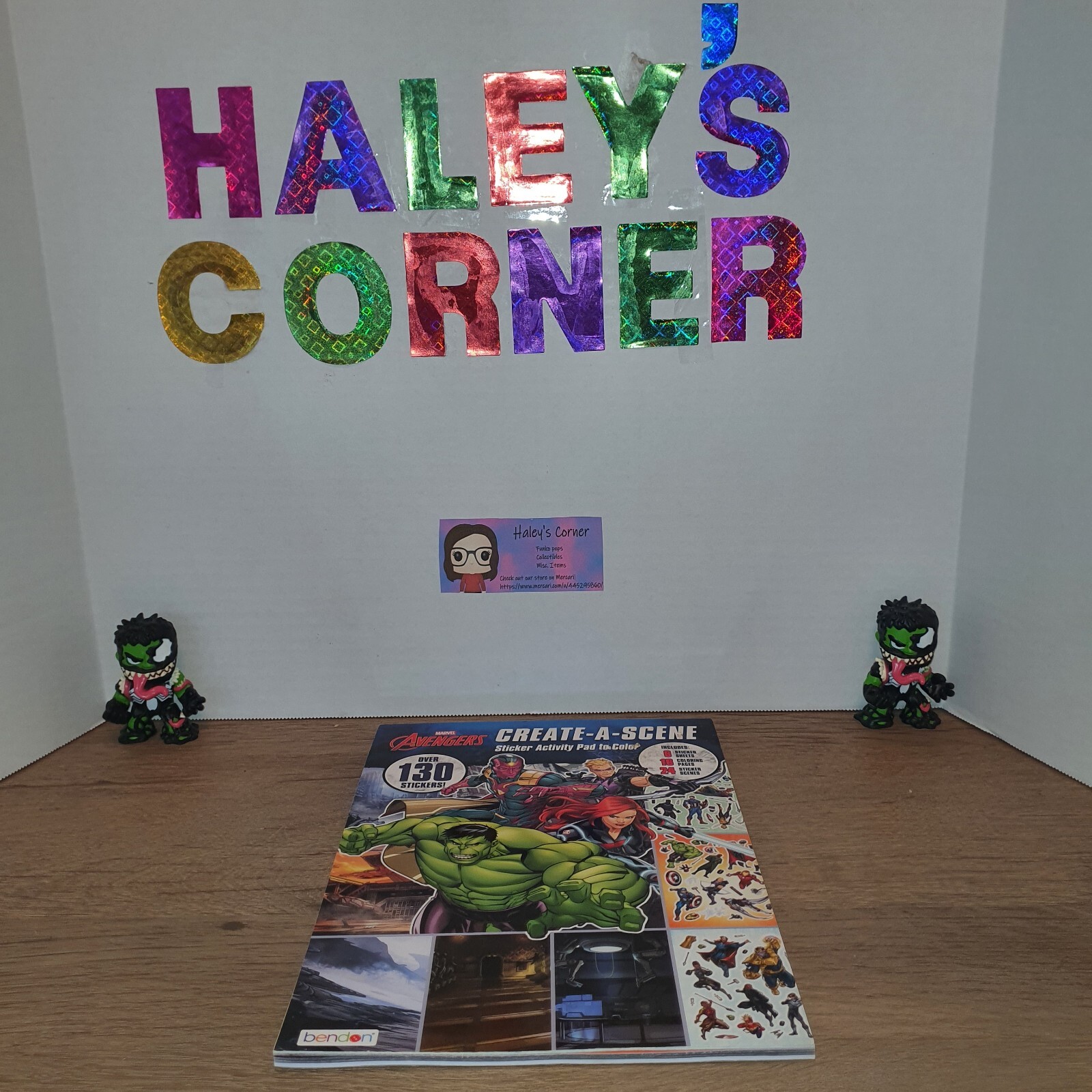 Marvel Avengers Create-A-Scene 130 Sticker Activity Pad to Color Book