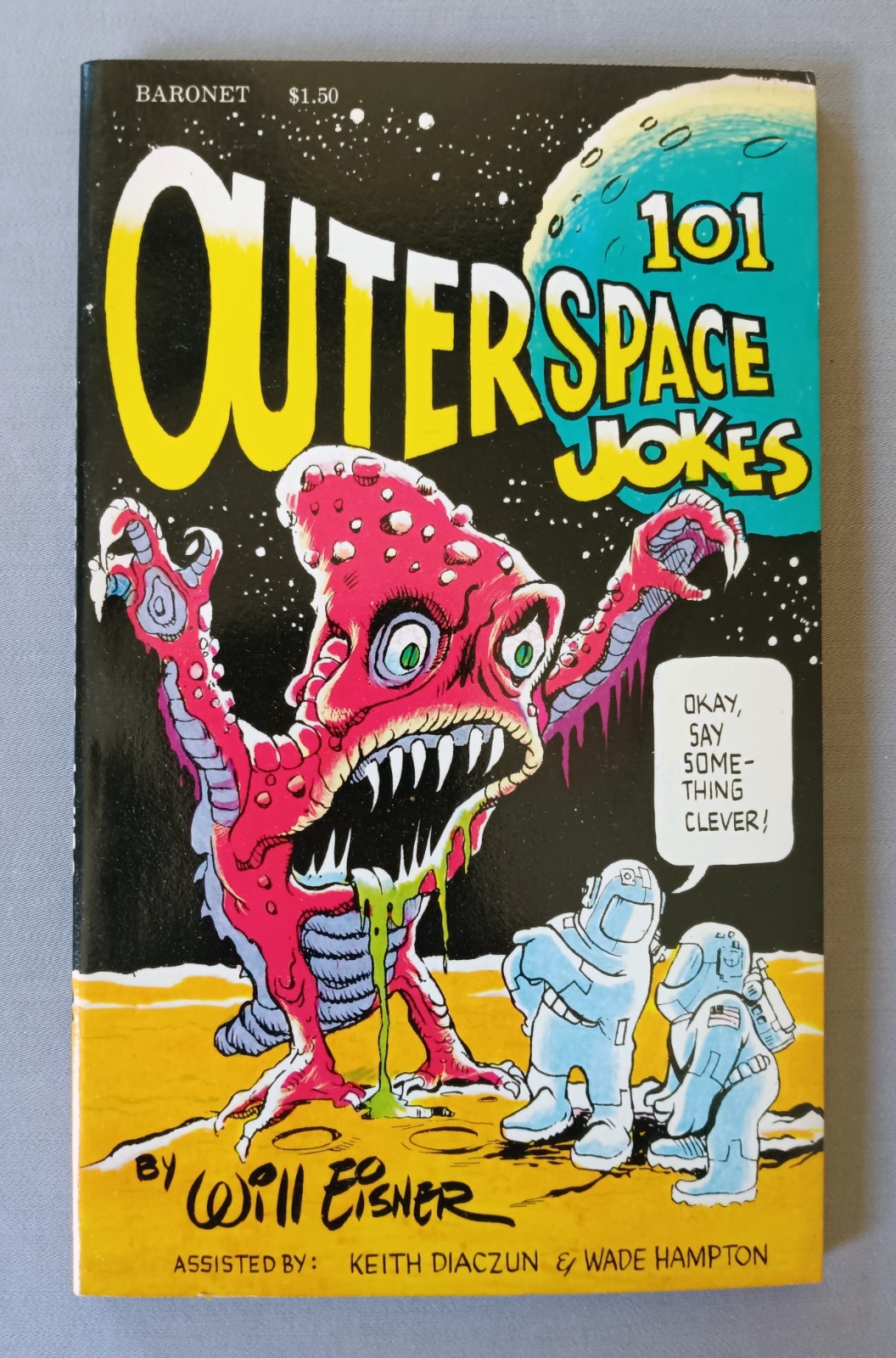 101 OUTER SPACE JOKES, WILL EISNER, BARONET, 1ST, PAPERBACK, PB, LIKE NEW, 1979