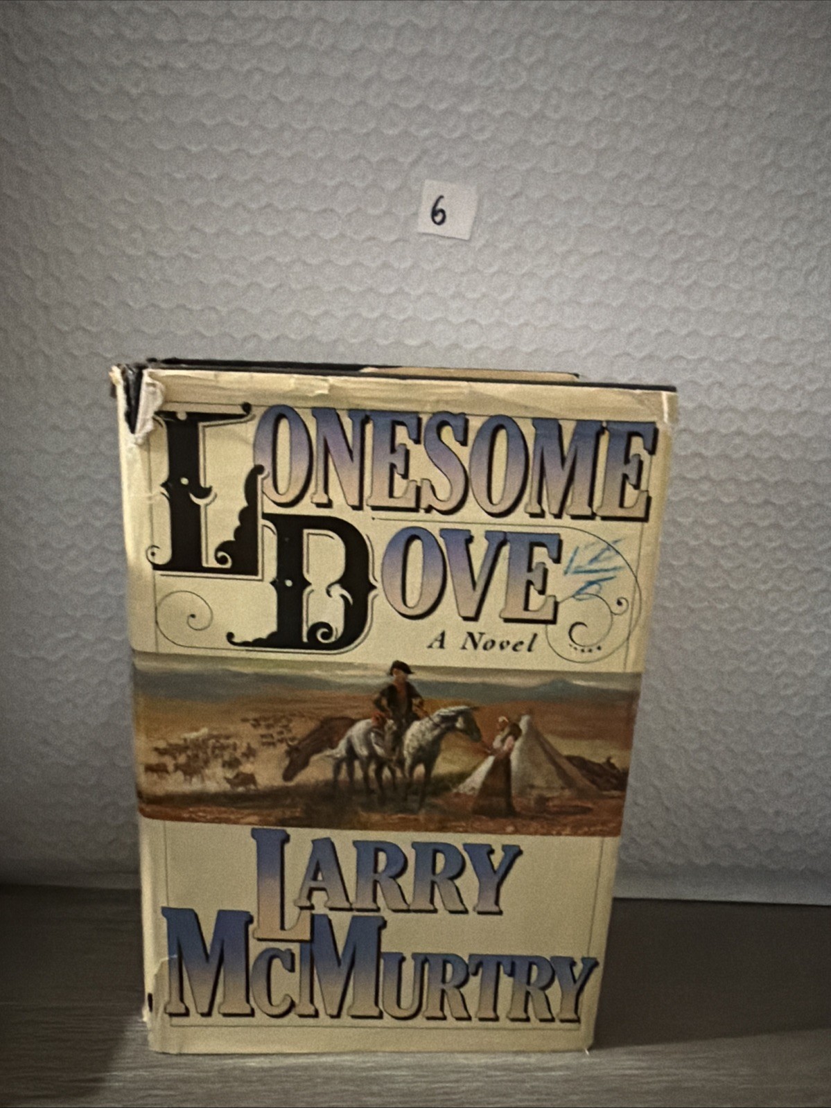 Lonesome Dove 1985 Novel HC/DJ Book Club Edition Larry McMurtry