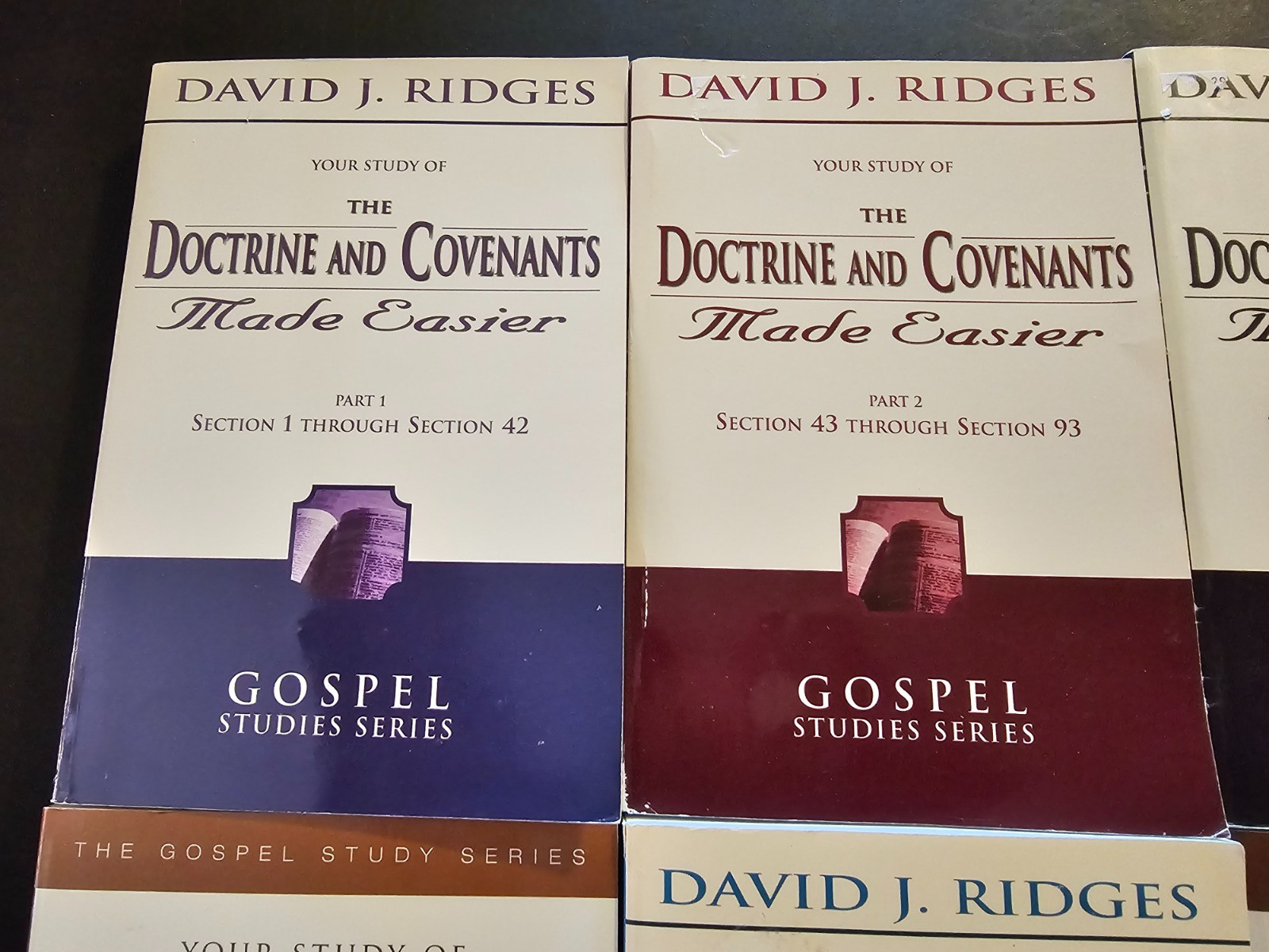 David J. Ridges, Lot 6 Doctrine & Covenants + Book of Mormon Sets Made Easier