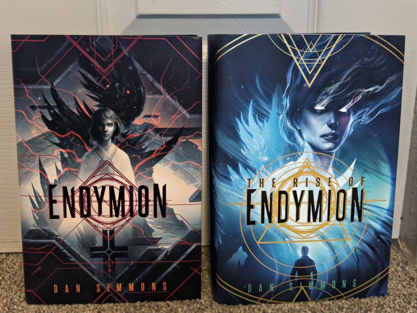 Endymion and Rise of Endymion by Dan Simmons, Broken Binding, New
