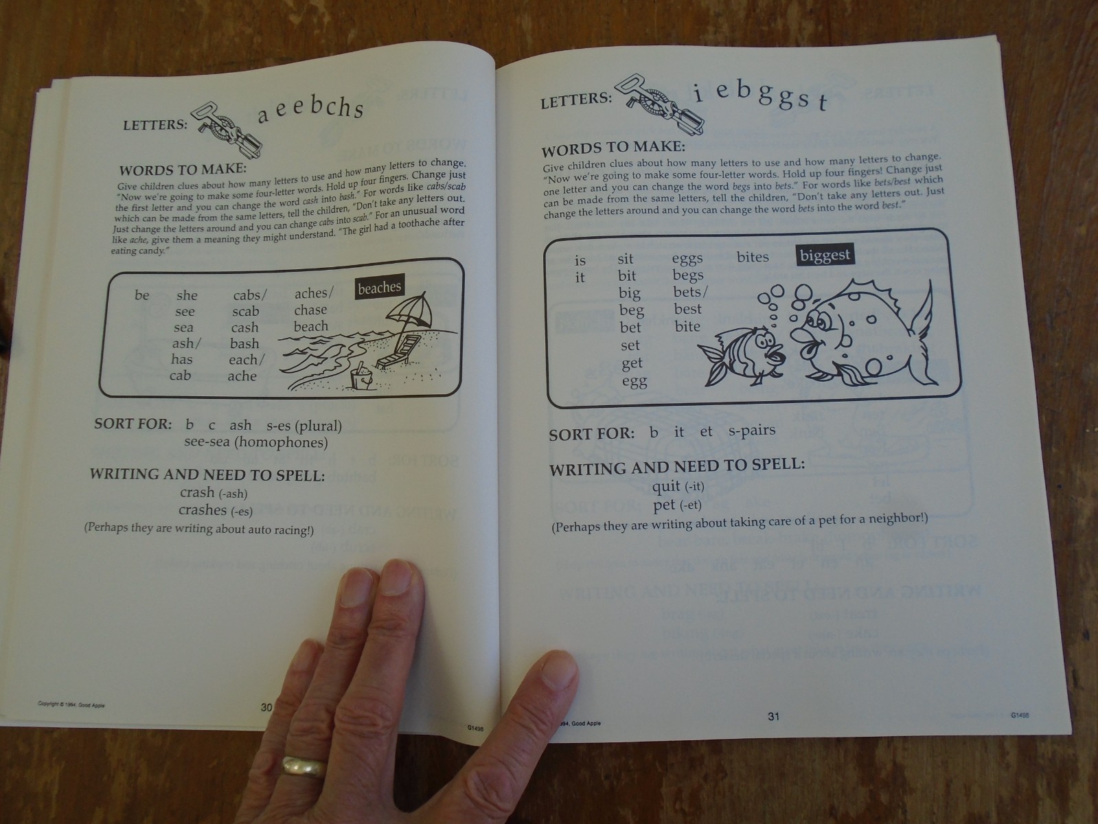 Making Words, Language Arts Activity Book, Grades 1-3, 1994, 178 Pages