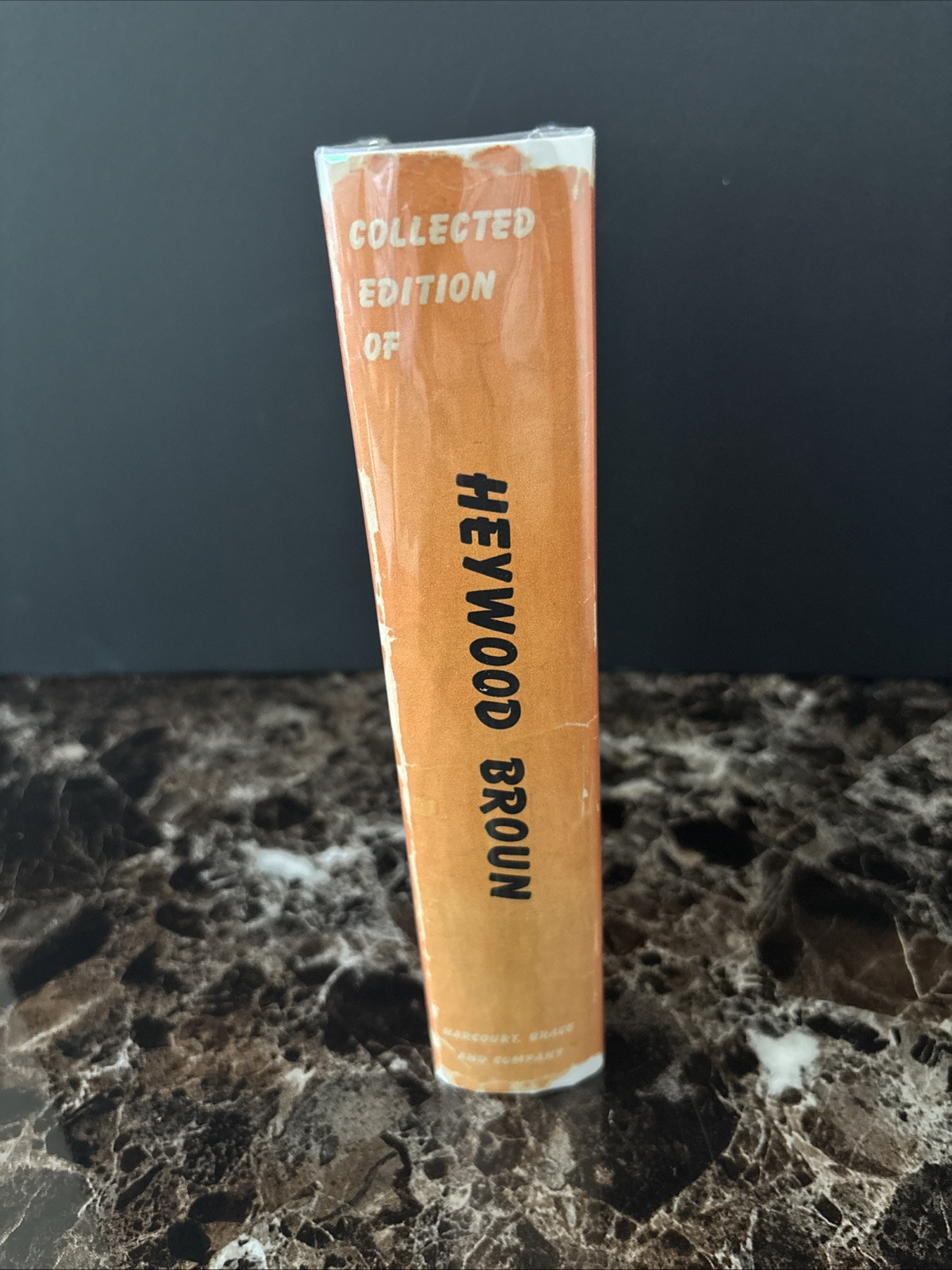 Collected Edition of Heywood Broun. 1st EDITION. 1941. HCDJ
