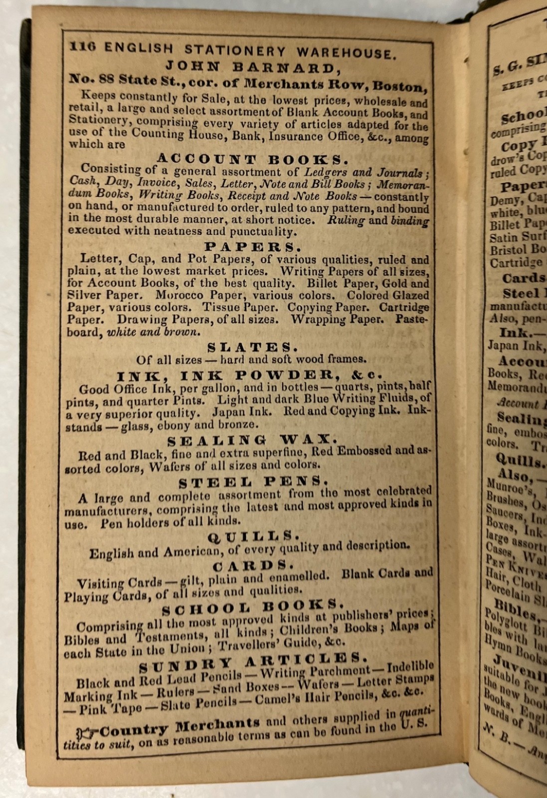 The Boston Almanac for the Year 1840 by S. N. Dickinson