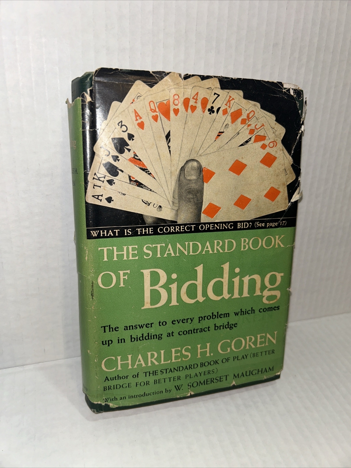 The Standard Book of Bidding Charles H Goren 1944 With Dust Jacket