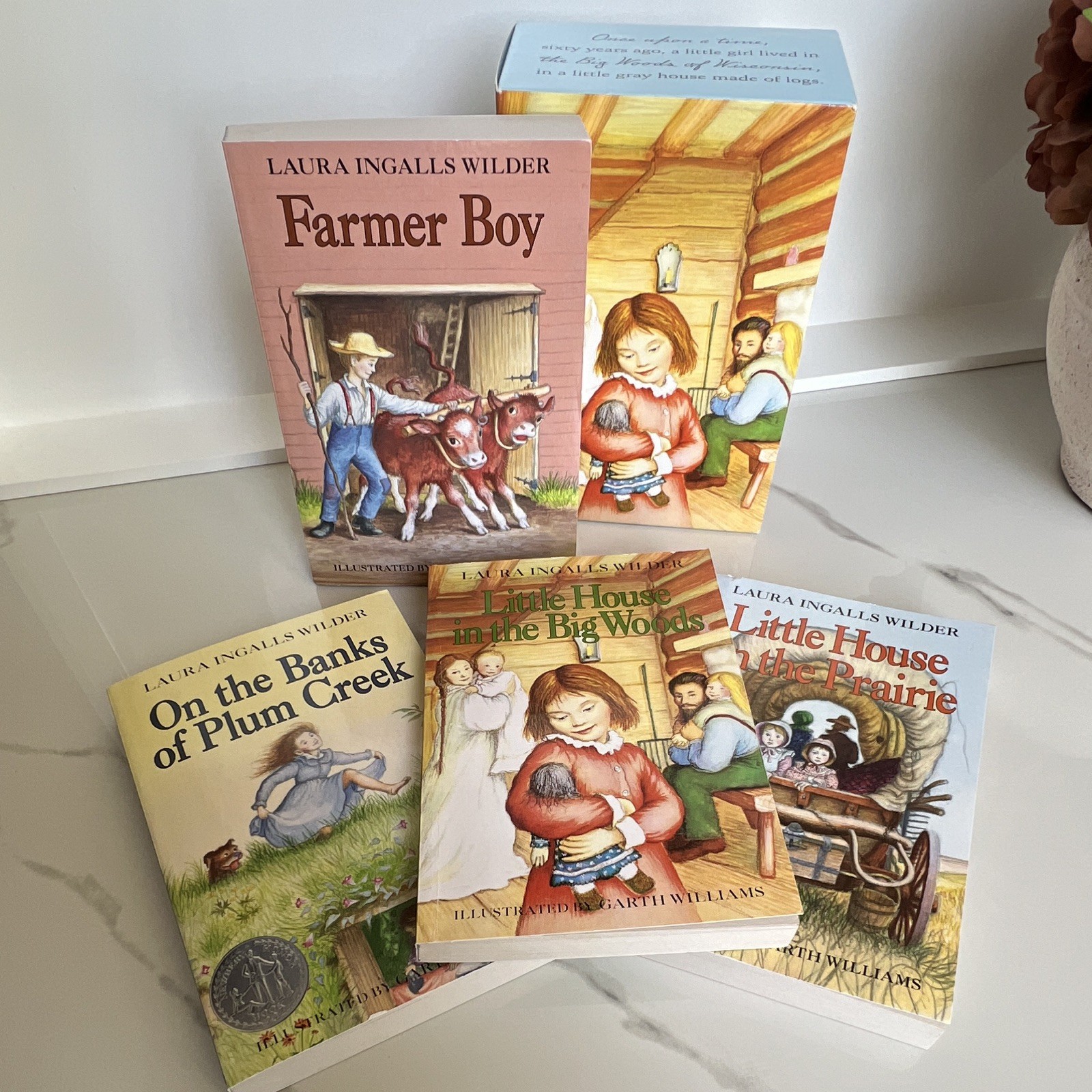 Laura Ingalls Wilder Little House 4-Book Box Set Illustrated Garth Williams