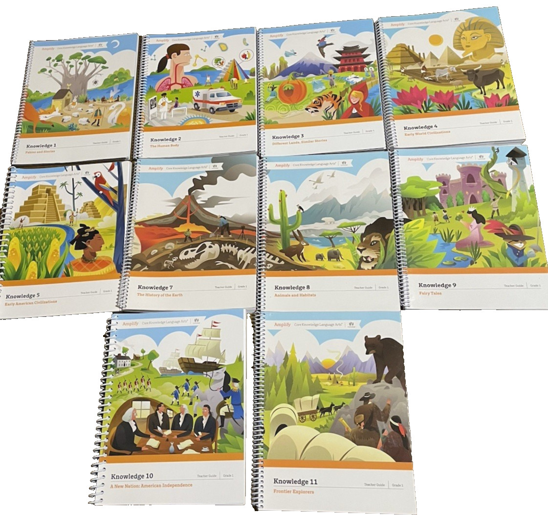 Amplify Core Knowledge Language Arts Grade 1 NEW Teacher Manual Set of 10 Books