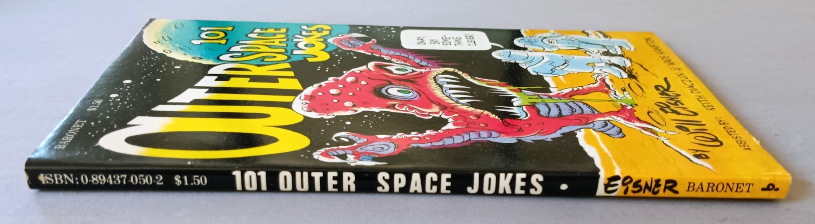 101 OUTER SPACE JOKES, WILL EISNER, BARONET, 1ST, PAPERBACK, PB, LIKE NEW, 1979