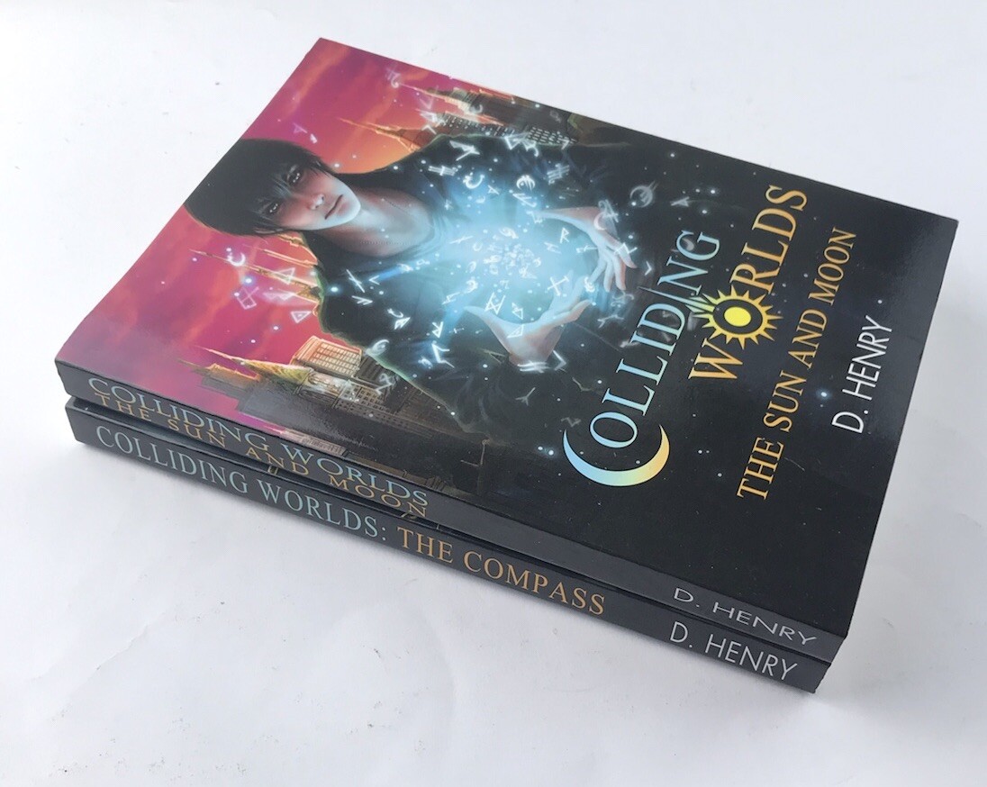 2x Colliding Worlds Book Bundle by D. Henry (SIGNED by Author Paperbacks)