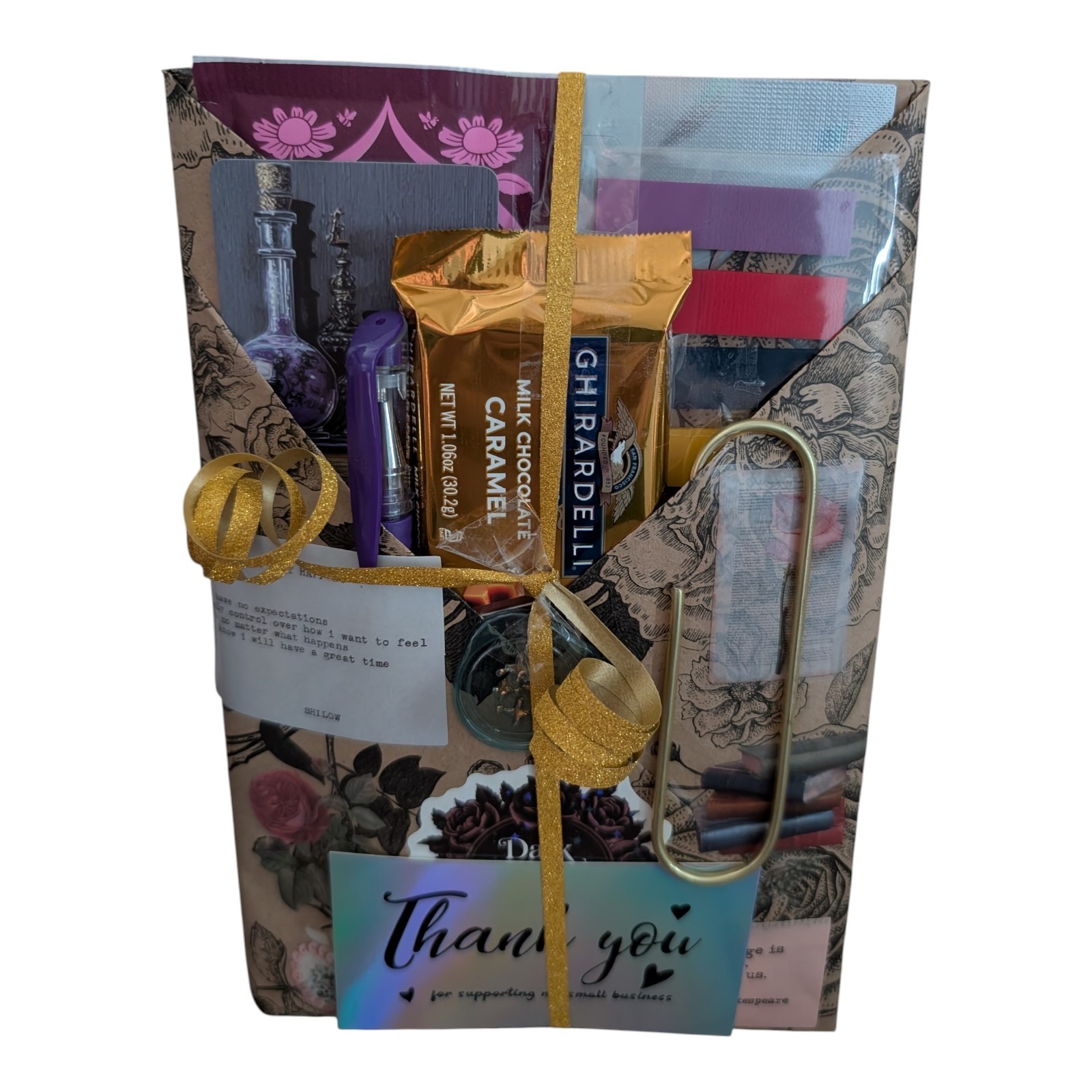 Enchanted Escape: Blind Date With A Book, Tea, Candy Bookmark More Booktok