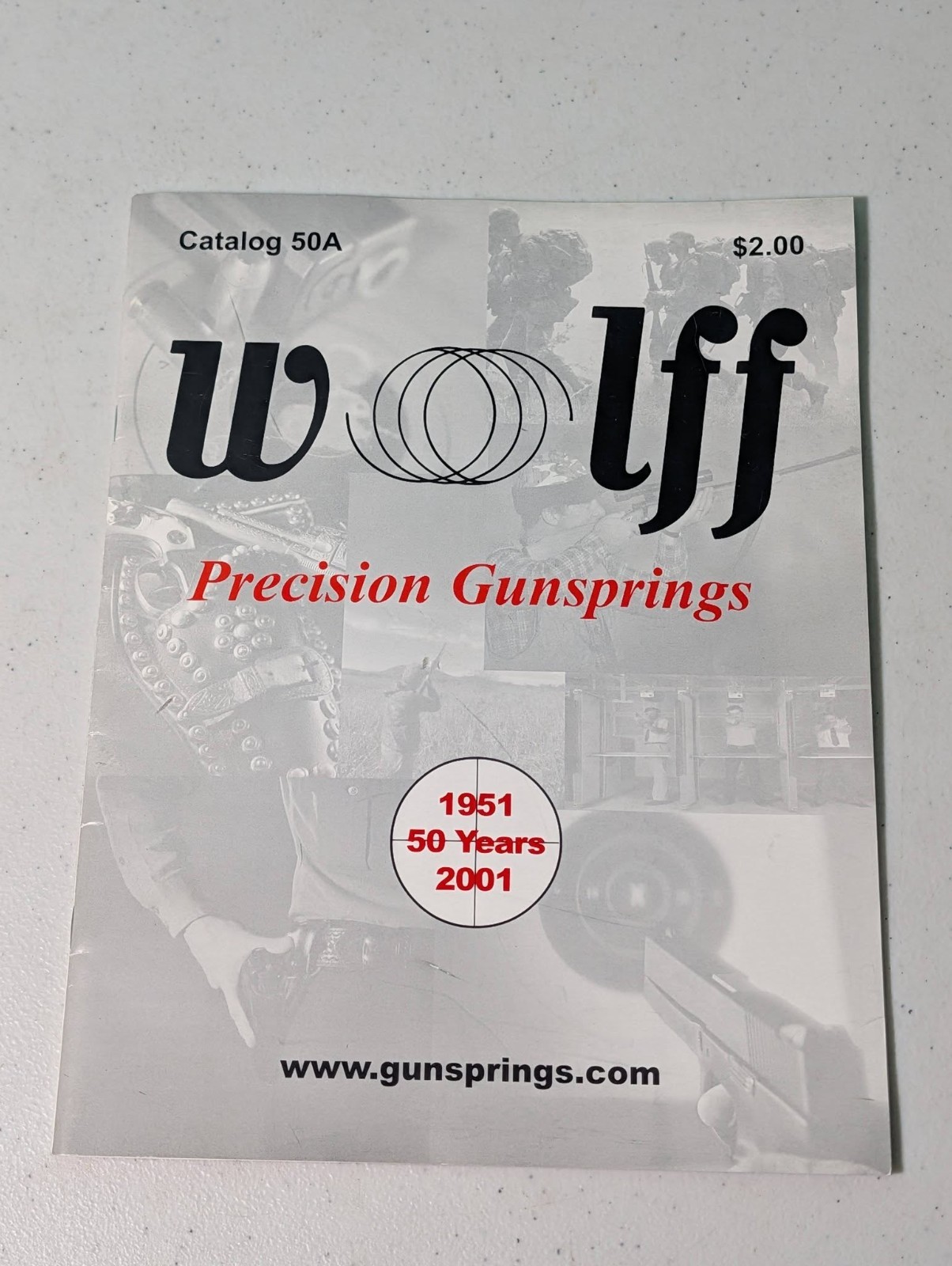 Wolff Precision Gunsprings Catalog 50A 1951-2001 50 Years
