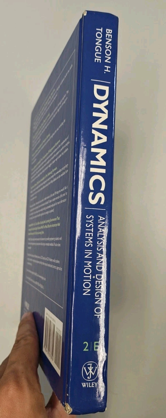 Engineering Mechanics: Dynamics – Hardcover, by Tongue Benson H. 2nd Edition
