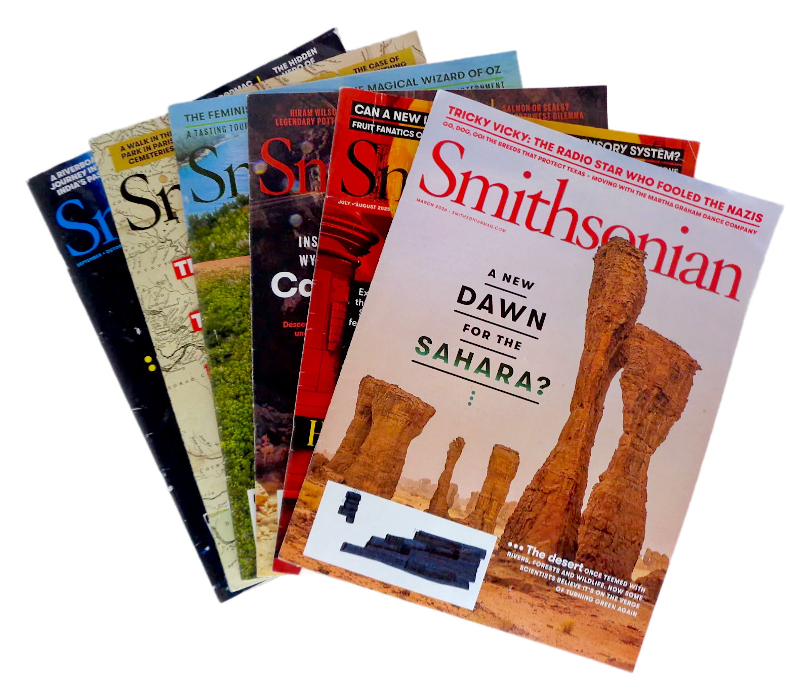 Smithsonian Magazines 2024-2026 Lot of 6