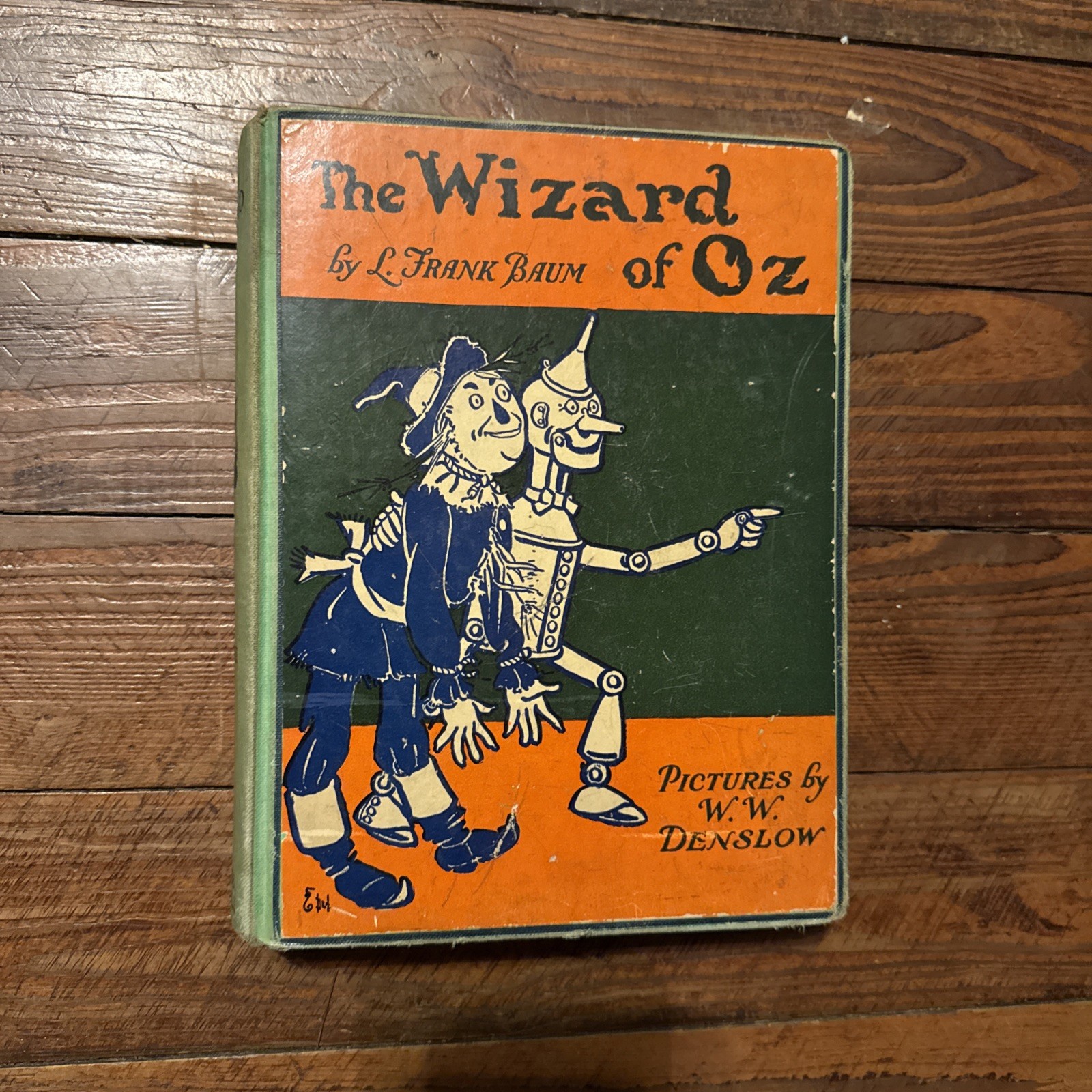 Vintage 1903 Edition of The Wizard of Oz Book by L. Frank Baum & W. W. Denslow