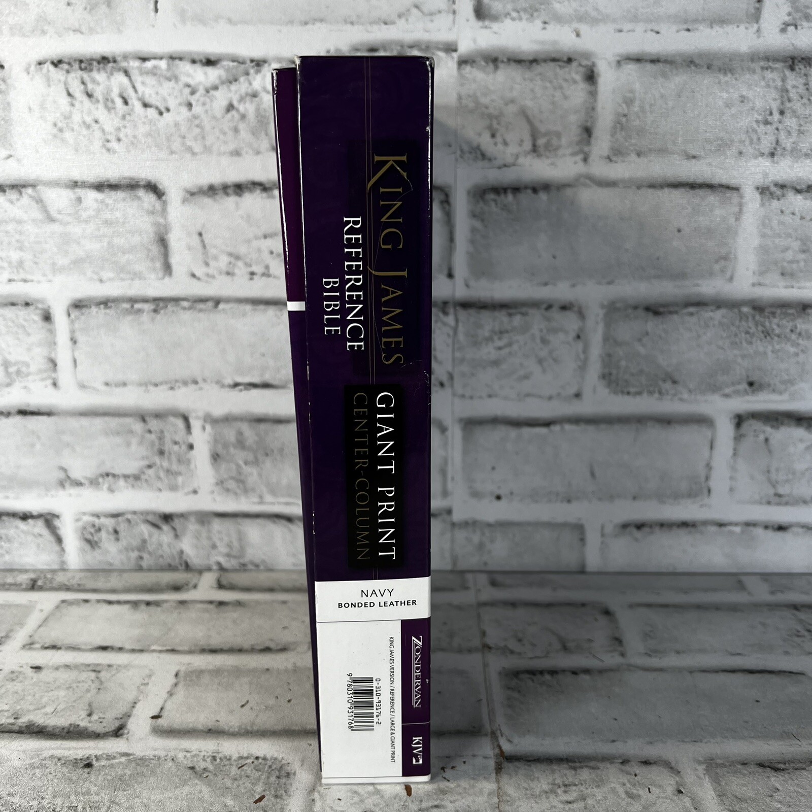 King James Reference Bible: Center-Column Reference (Navy Bonded Leather)