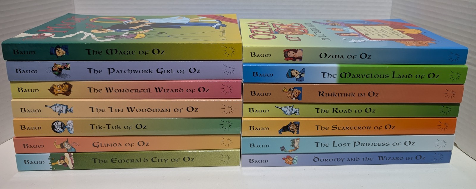 Lot of 14 The Wizard of Oz Sequel Series Paperback Books by L. Frank Baum