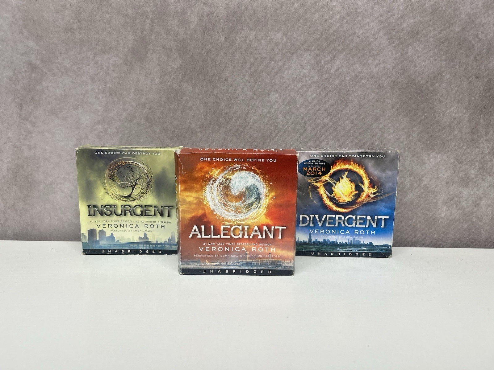 Divergent + InSurgent +Allegiant – AudioBooks CD Collection Veronica Roth