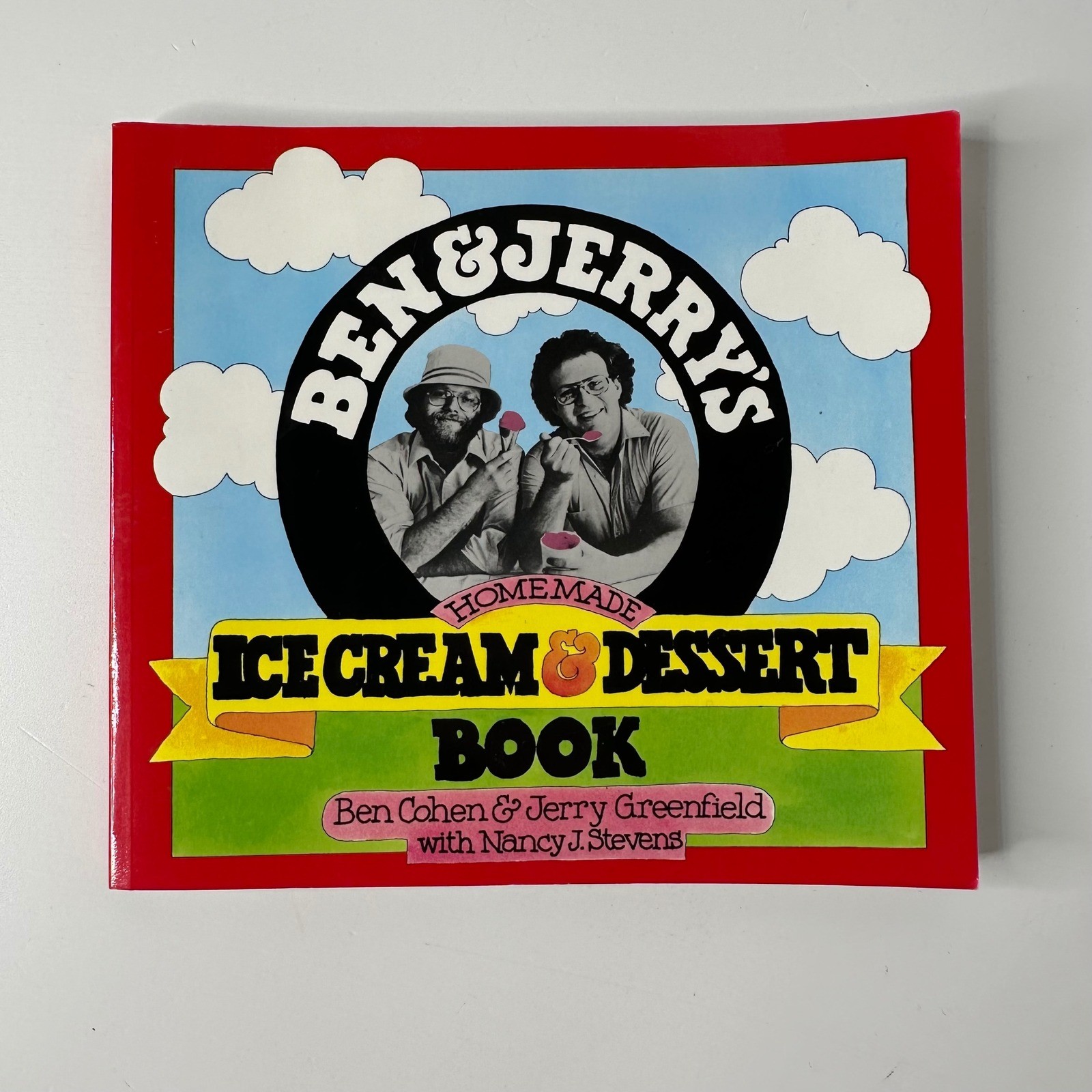 Ben & Jerrys Homemade Ice Cream Dessert Book Paperback Recipes Retro 80s