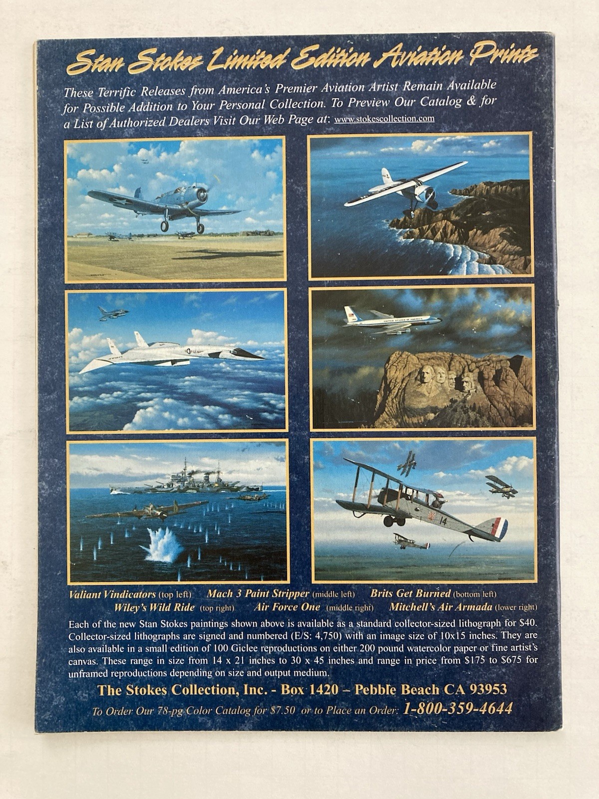 Nov 2002 Aviation History Magazine Flying Tiger Tex Hill B-47 Stratojet 82 Pages