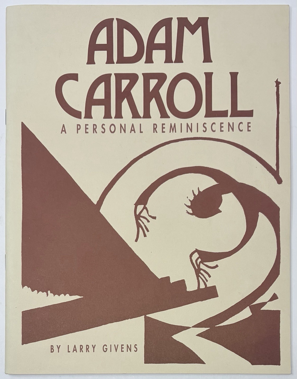 Adam Carroll Personal Reminiscence Larry Givens 1993 Player Piano History Book