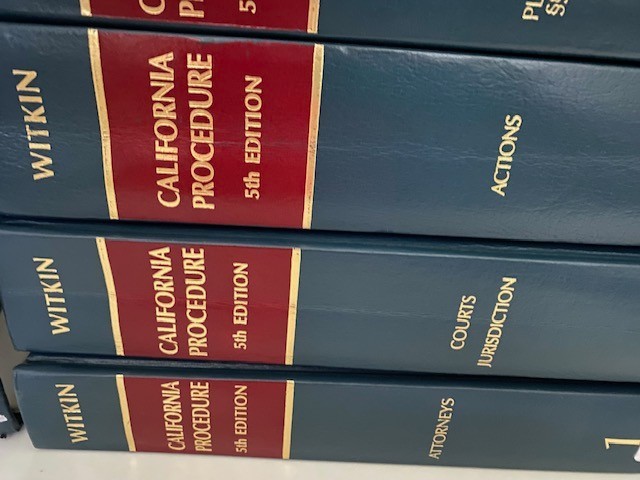 WITKIN California Procedure 5th Edition Complete Set + pocket parts