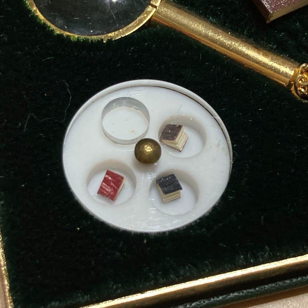 Micro Book Mini Book Size 2 mm 3 Set Toppan Printing 1980 Vintage