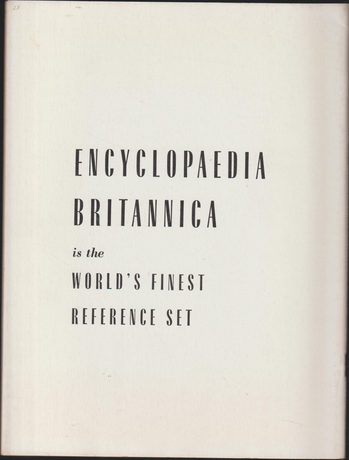 1962 BRITANNICA Communication Home Reading Guide Booklet 24 Pages