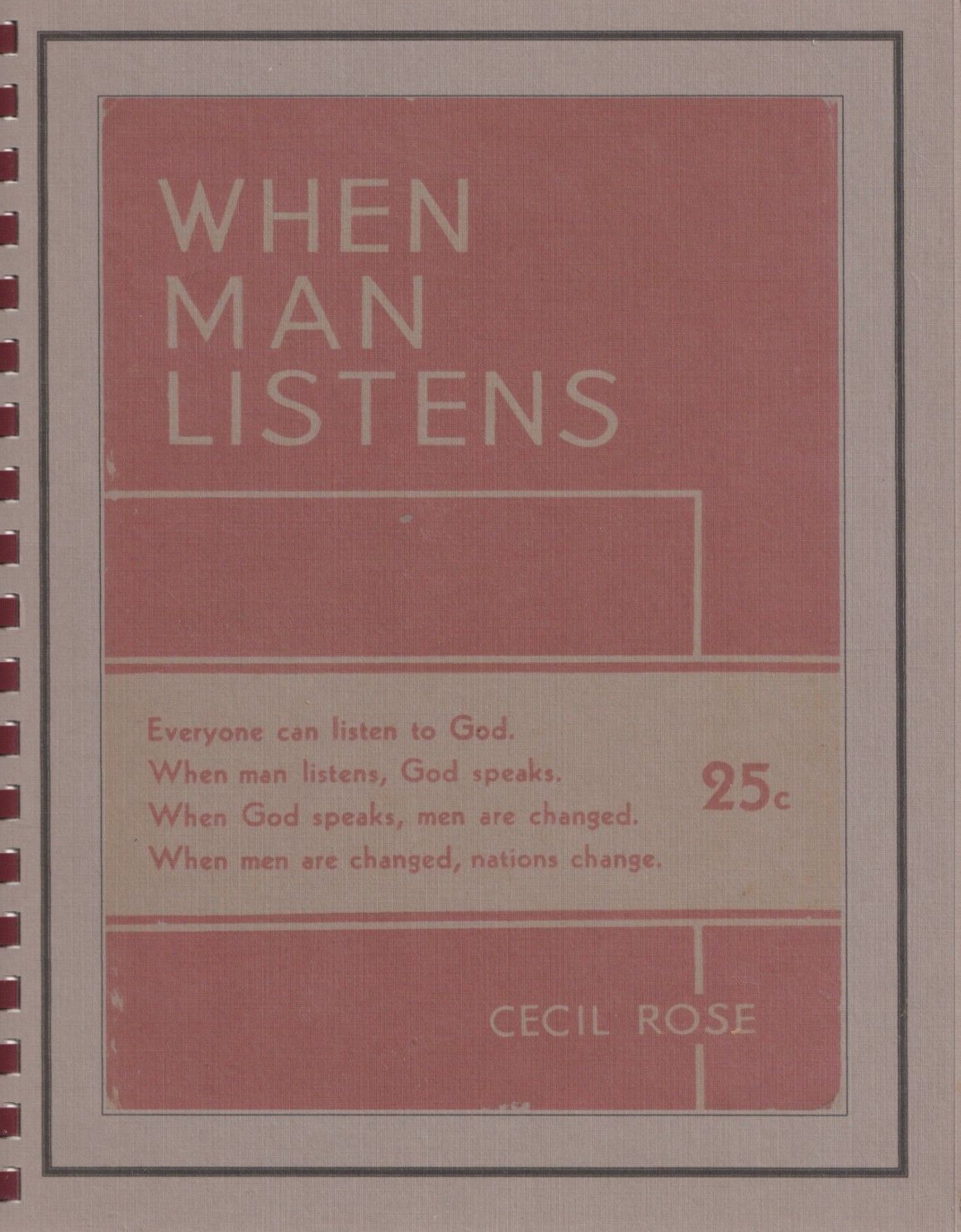When Man Listens, cardstock reproduction from 2013 8.5″ x 11″