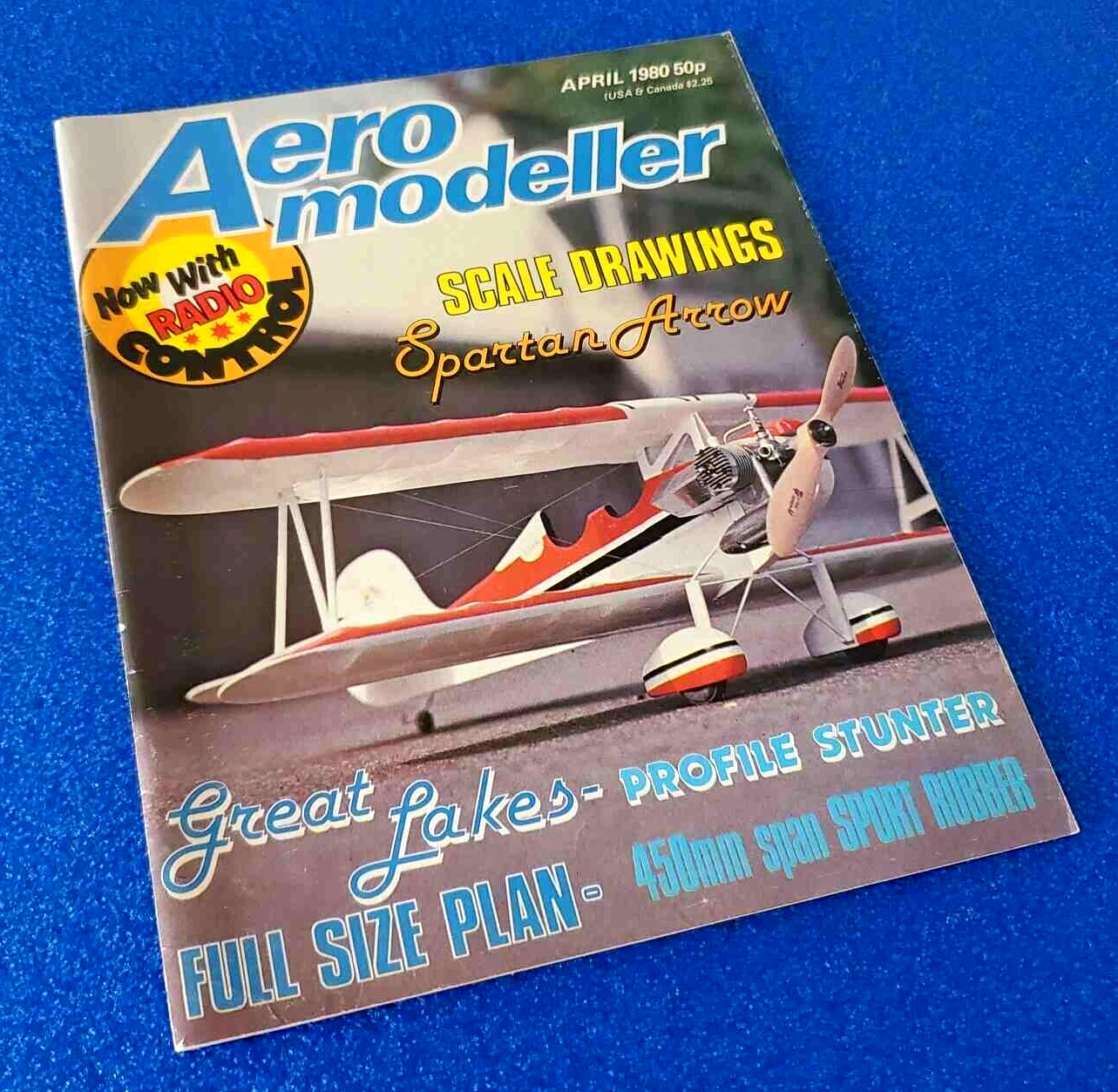 1980 APRIL – AERO MODELLER SCALE DRAWINGS SPARTAN ARROW AVIATION MAGAZINE