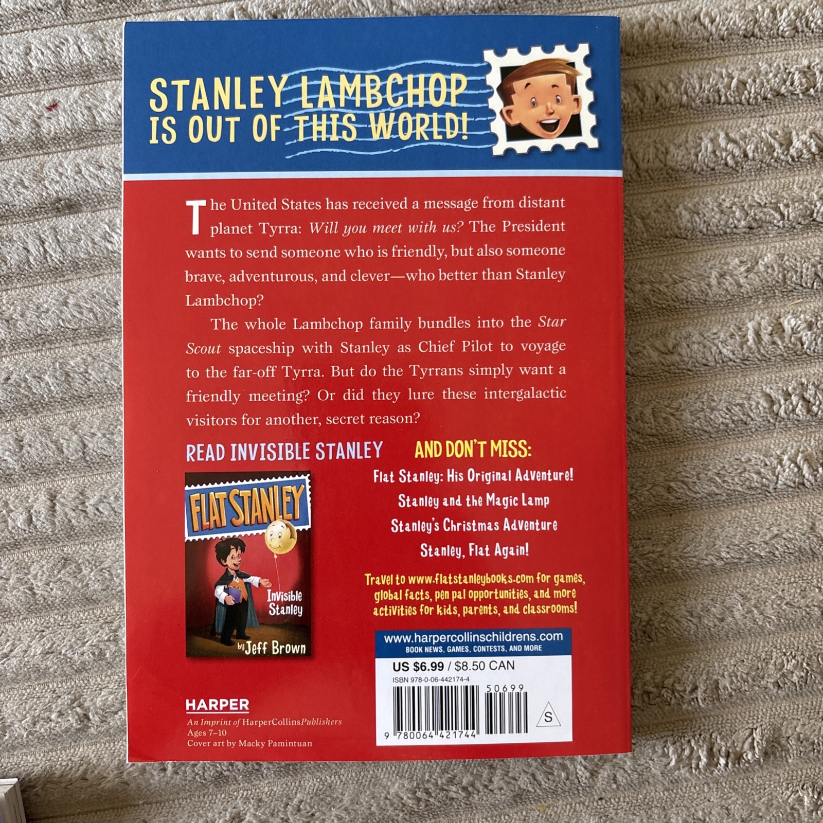 Flat Stanley by Jeff Brown Bundle Lot of 5