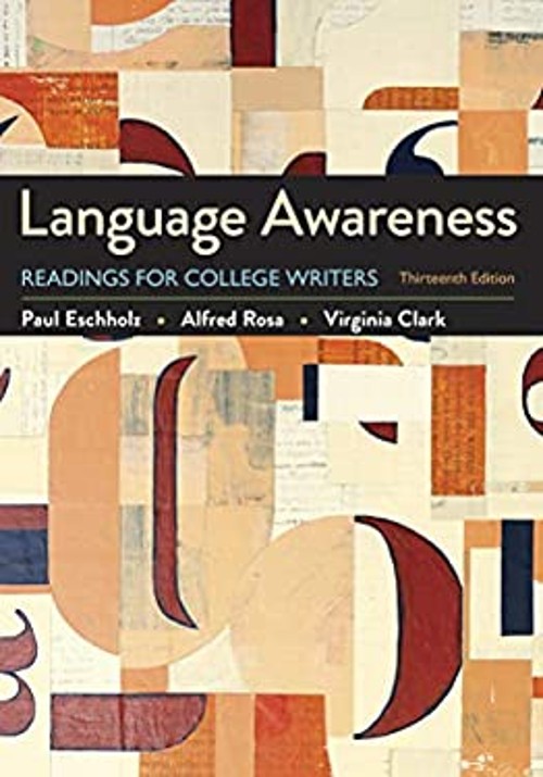 Language Awareness : Readings for College Writers Paperback