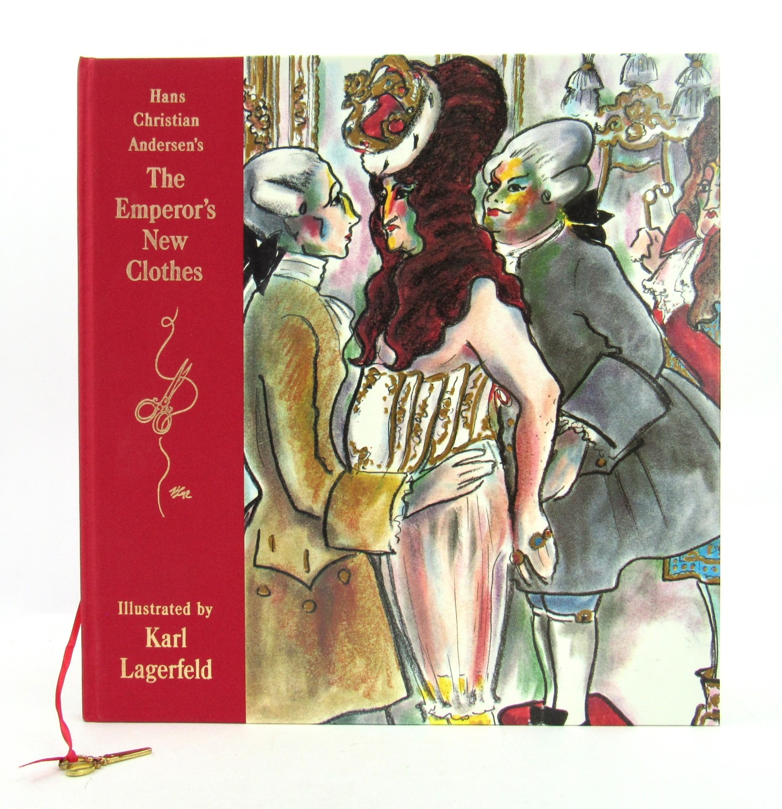 THE EMPEROR’S NEW CLOTHES Karl Lagerfeld w/slipcase & scissor bookmark First Ed