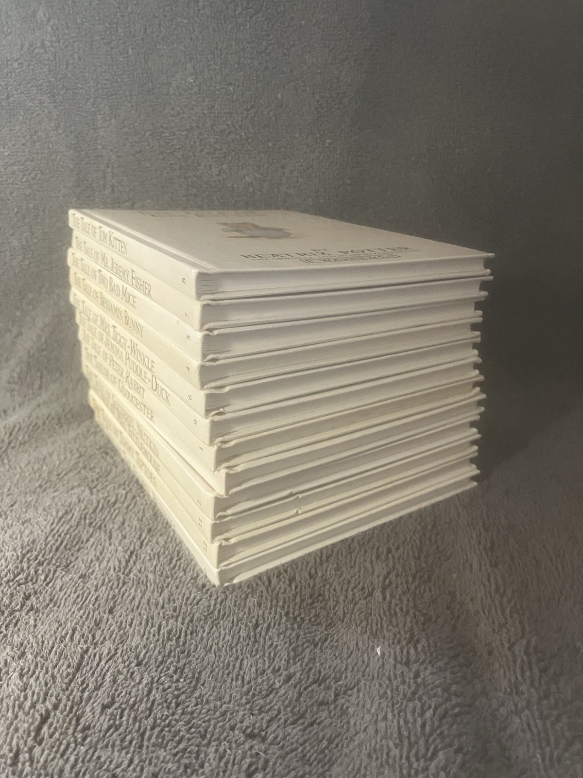 The Peter Rabbit Library Beatrix Potter 1-12 Book Box Set Vintage 80s Collection