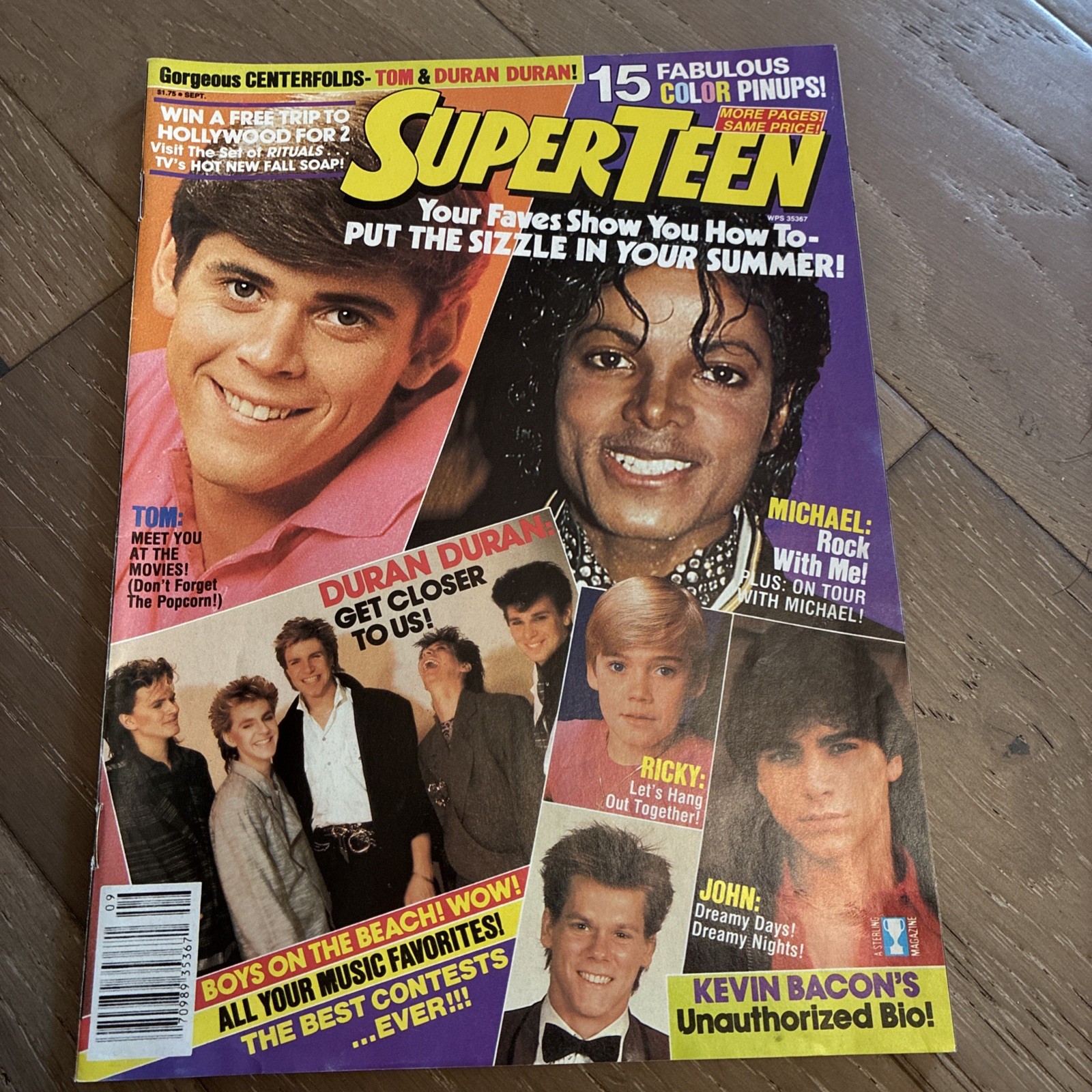 SuperTeen Magazine Sept 1984 Michael Jackson Van Halen Duran Duran 84 pgs